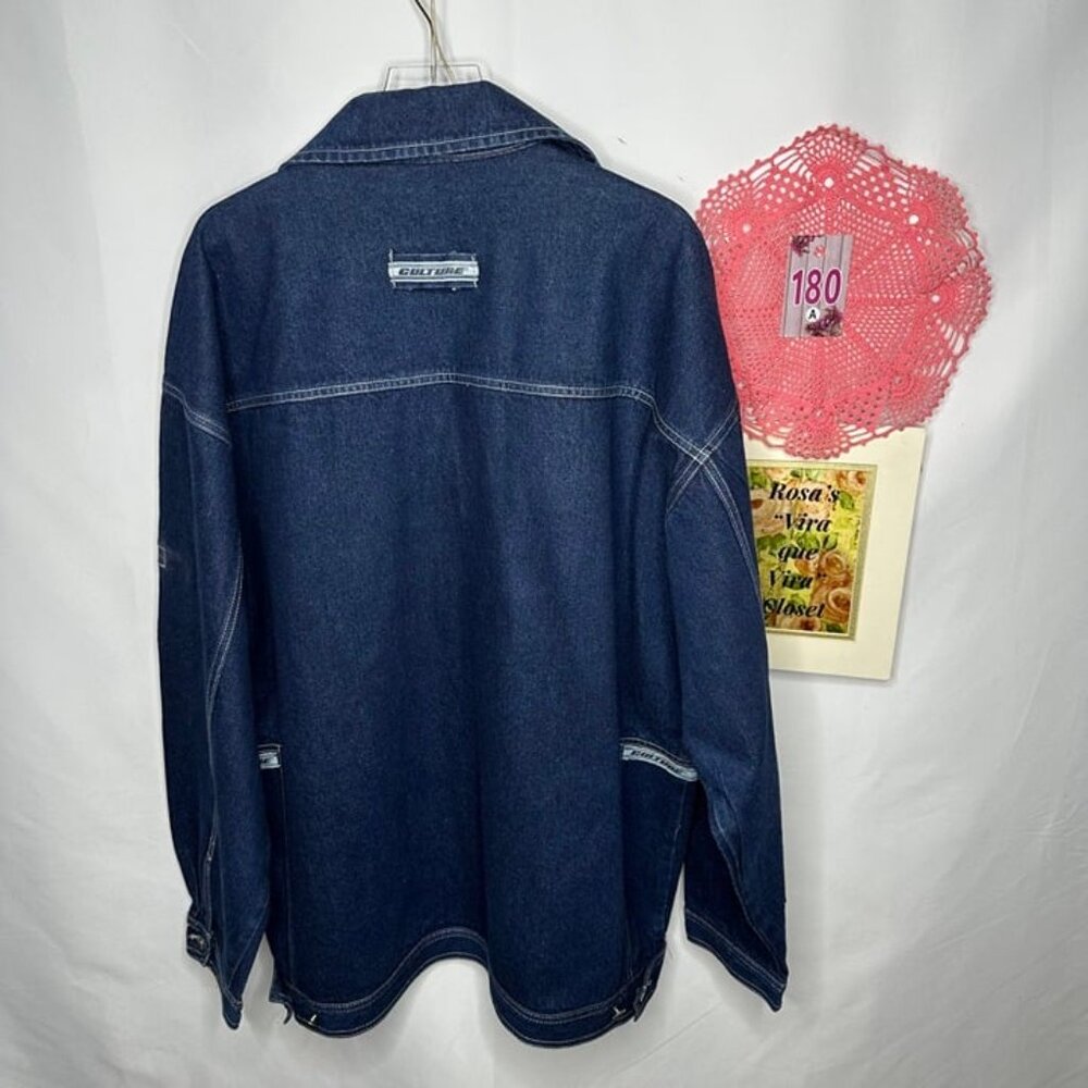 Vintage Culture Denim Jacket Jacket Size 3XL 100% Cotton - Picture 4 of 9
